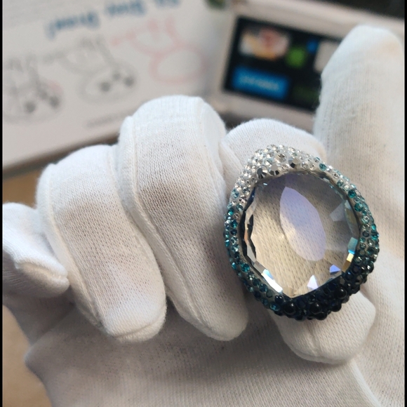 SWAROVSKI hyacinth blue ring - Picture 12 of 16